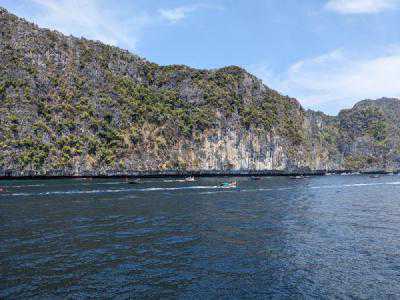 Riding on the ferry between Phuket and Lanta